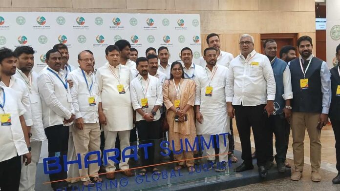 India Summit | భారత్ సమ్మిట్​లో జిల్లా కాంగ్రెస్ నాయకులు
