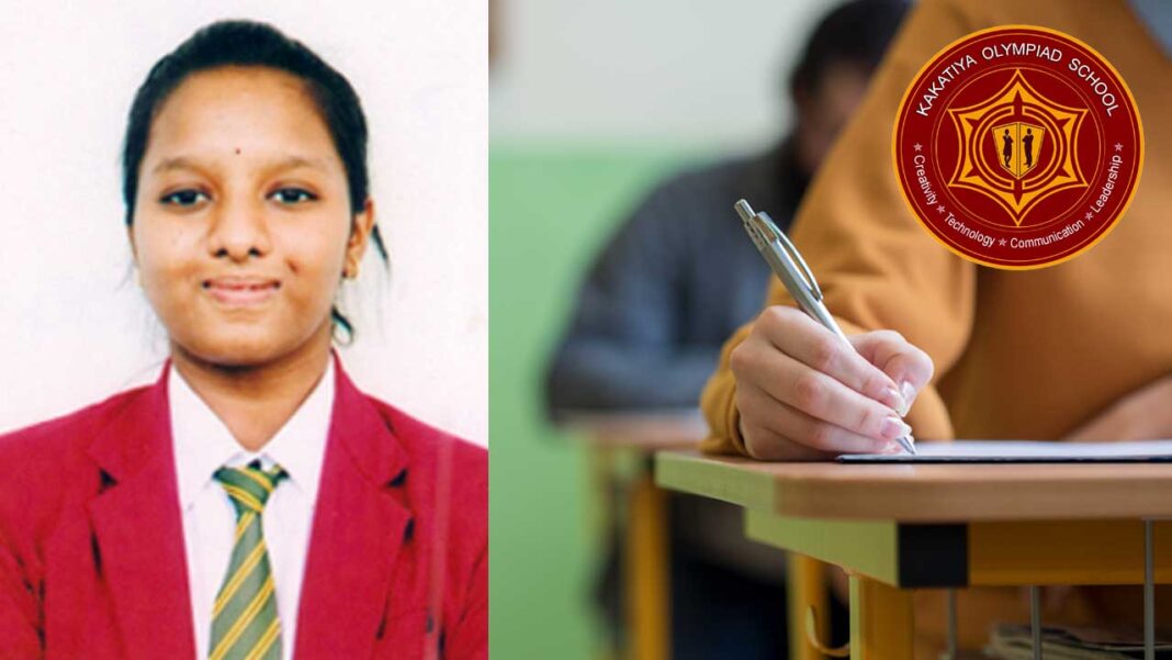 KOS Nizamabad SSC State Topper | టెన్త్​ ఫలితాల్లో కేవోఎస్​ విద్యార్థినికి స్టేట్​ ఫస్ట్​ ర్యాంక్​