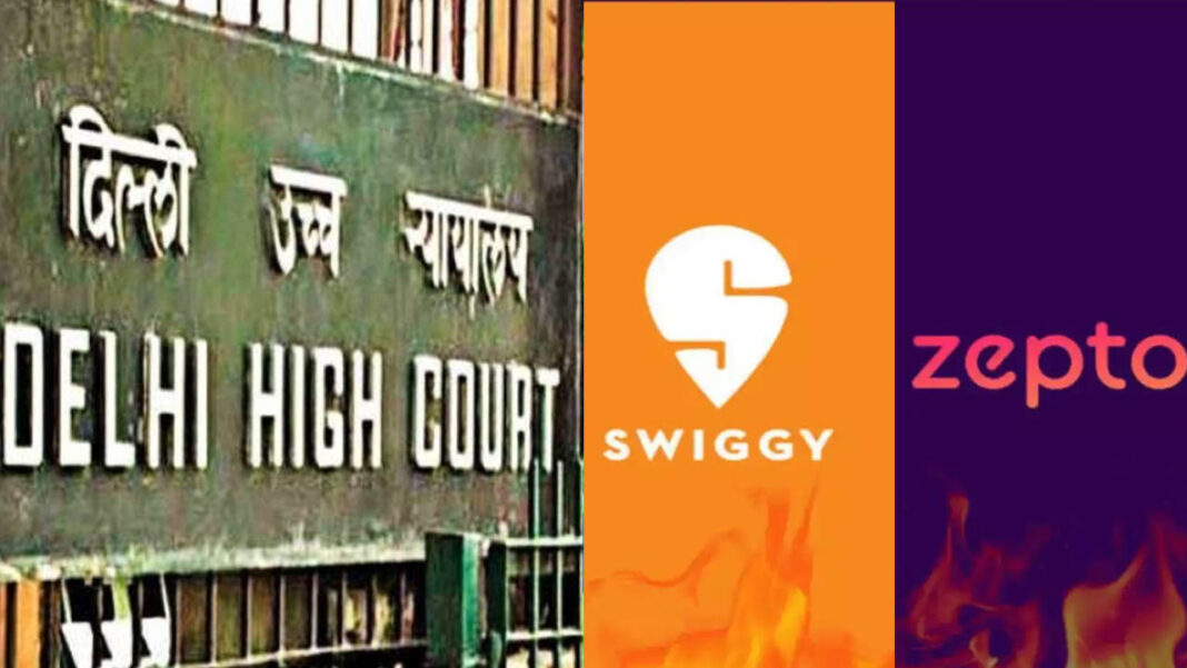Delhi High Court | స్విగ్గీ, జెప్టోలకు ఢిల్లీ హైకోర్టు నోటీసులు..
