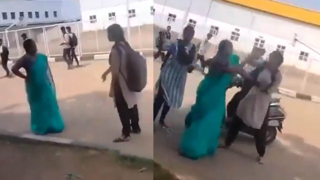 Engineering Student | ఇంజినీరింగ్ కళాశాలలో దారుణం.. టీచర్ ని చెప్పుతో కొట్టిన విద్యార్థిని..