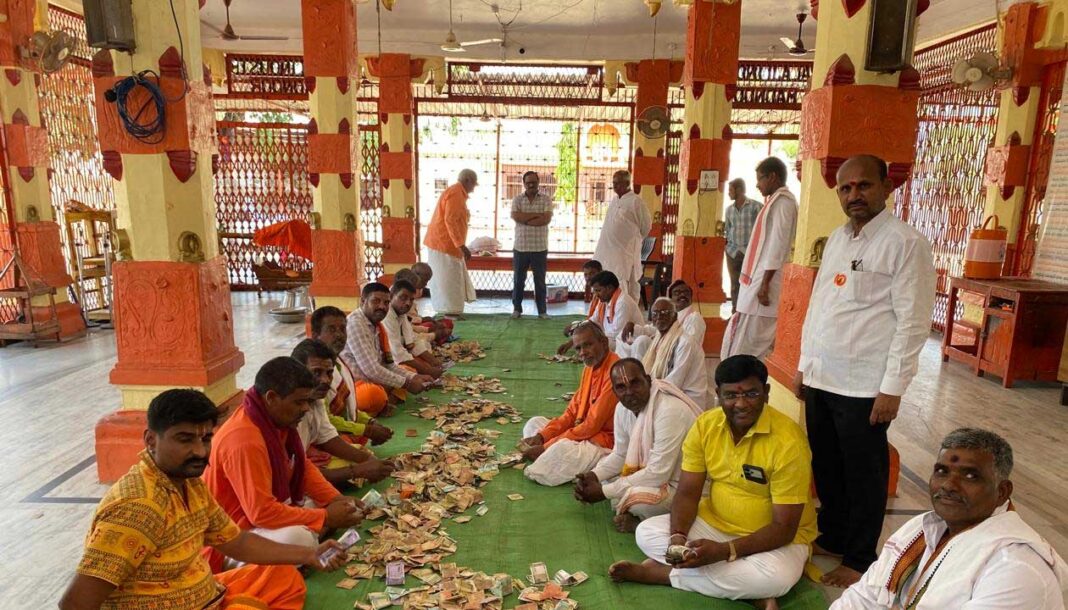 Salabatpur Temple | సలాబత్​పూర్ ఆలయ​ హుండీ లెక్కింపు