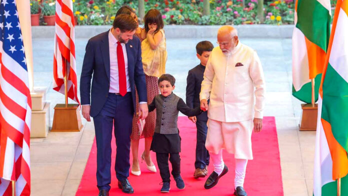 JD Vance | మోదీతో భేటీ అయిన అమెరికా ఉపాధ్యక్షుడు