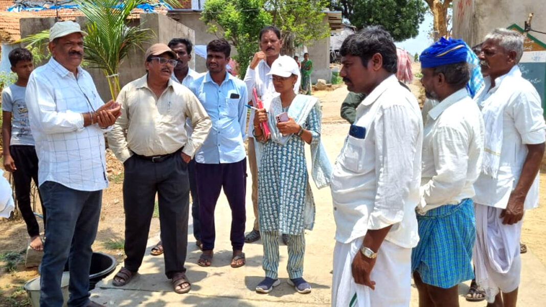 Indiramma House | ఇందిరమ్మ ఇళ్ల నిర్మాణ పనులు పరిశీలన