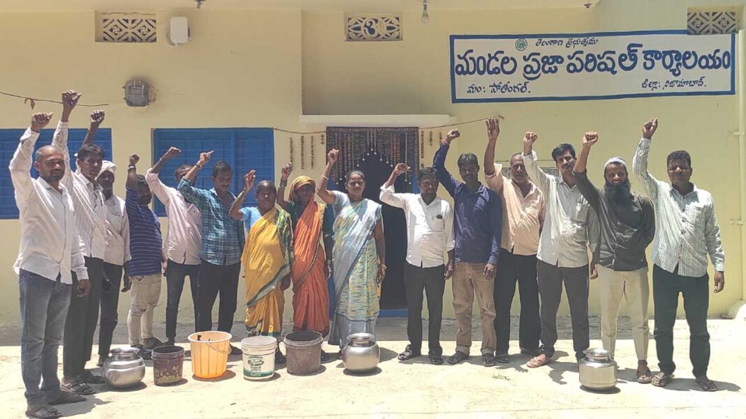 Pothangal | తాగునీటి కోసం ఎంపీడీవో కార్యాలయం ముట్టడి