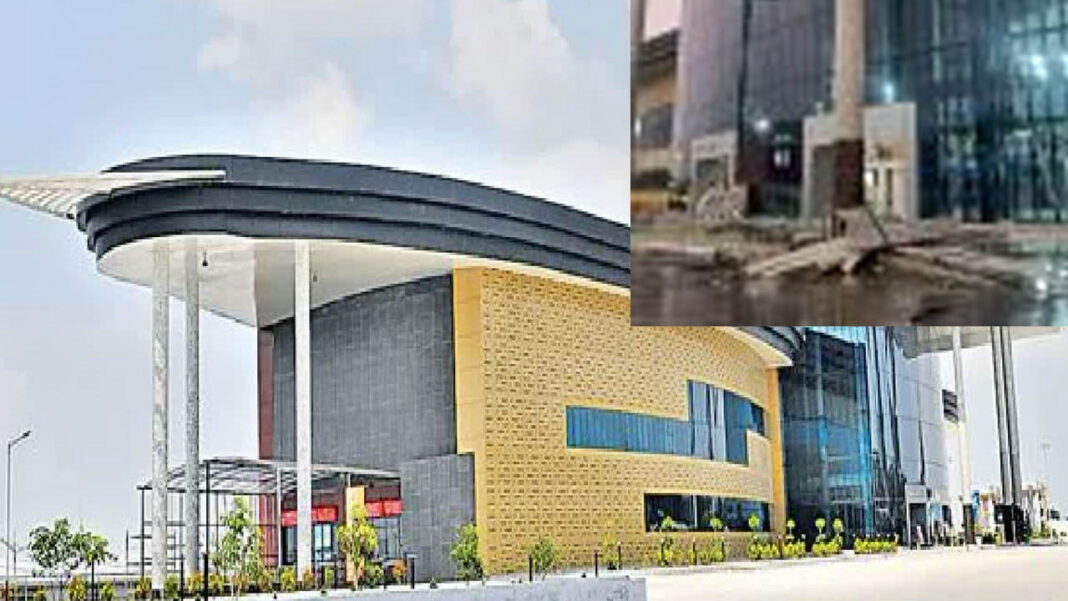 Cherlapalli Terminal | ఈదురు గాలుల బీభత్సం.. చర్లపల్లి టెర్మినల్​లో కూలిన ఫాల్ సీలింగ్