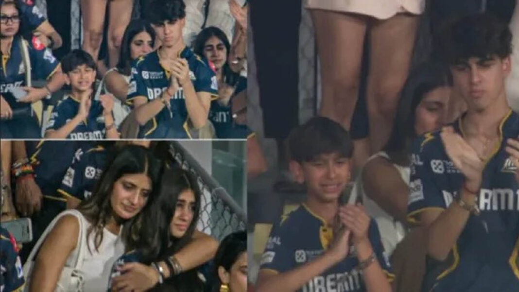 Ipl 2025 gujarat titans knocked out | గుజ‌రాత్ ఓట‌మితో వెక్కి వెక్కి ఏడ్చిన ఆశిష్ నెహ్రా కుమారుడు, కూతురు..!