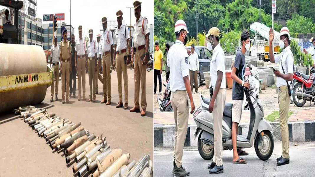 Traffic Police | ట్రాఫిక్​లో అడ్డదారి వసూళ్లు.. అధికారుల తీరుపై విమర్శలు