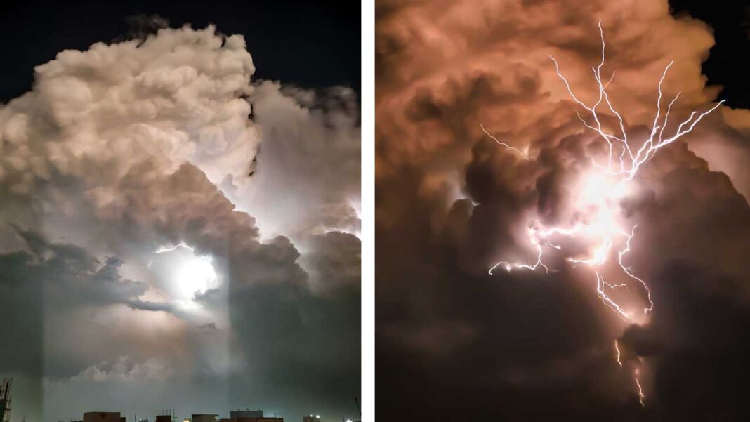 Hyderabad | మేఘం కరిగెను.. మెరుపే మెరిసెను..!