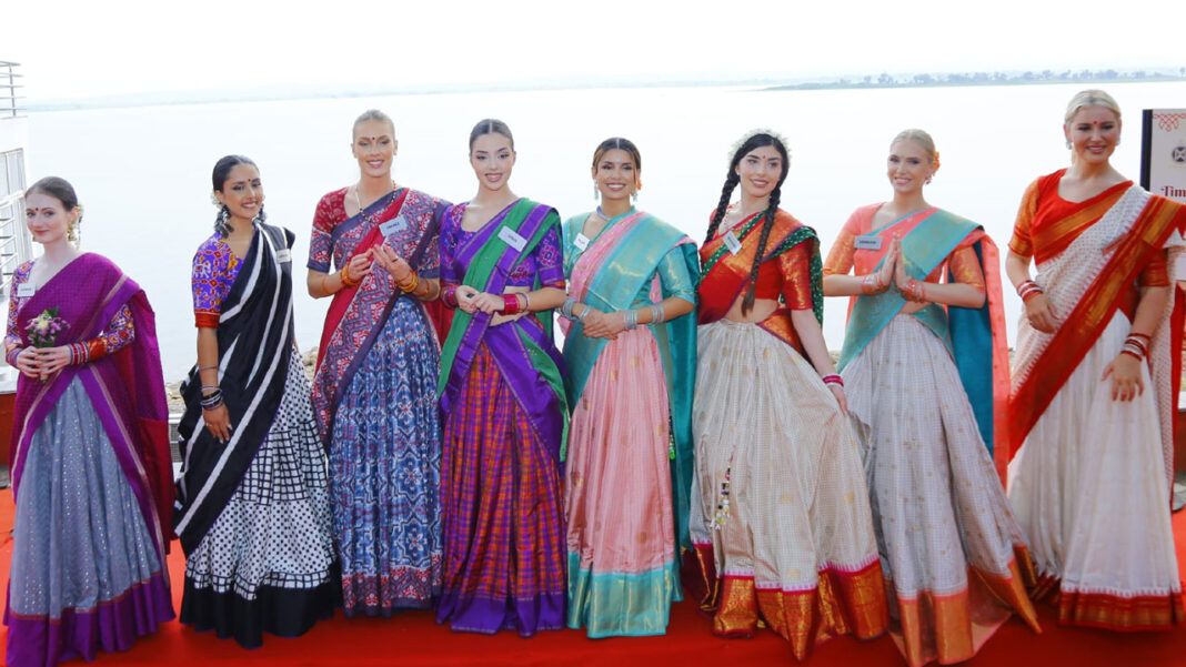 Miss World 2025 | బతుకమ్మ ఆడిన అందాలభామలు