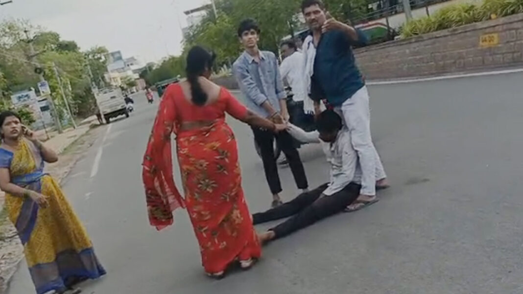 person attacked on constable at Nizamabad