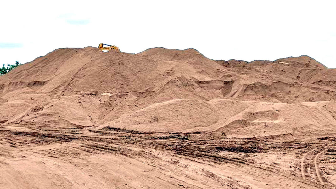 Sand mining