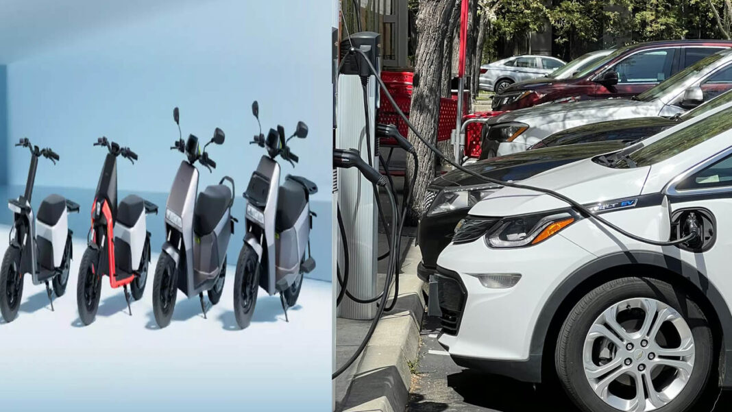 Electric vehicles : ఎలక్ట్రిక్​ వాహనాల జోరు.. తెలంగాణలో రెండు లక్షల మైలురాయిని దాటిన ఈవీలు