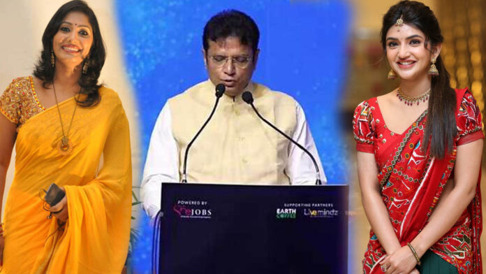 Minister Sridhar Babu | అతి చేసిన యాంకర్​ ఝాన్సీ.. మంత్రి శ్రీదర్​బాబుకు అవమానం..