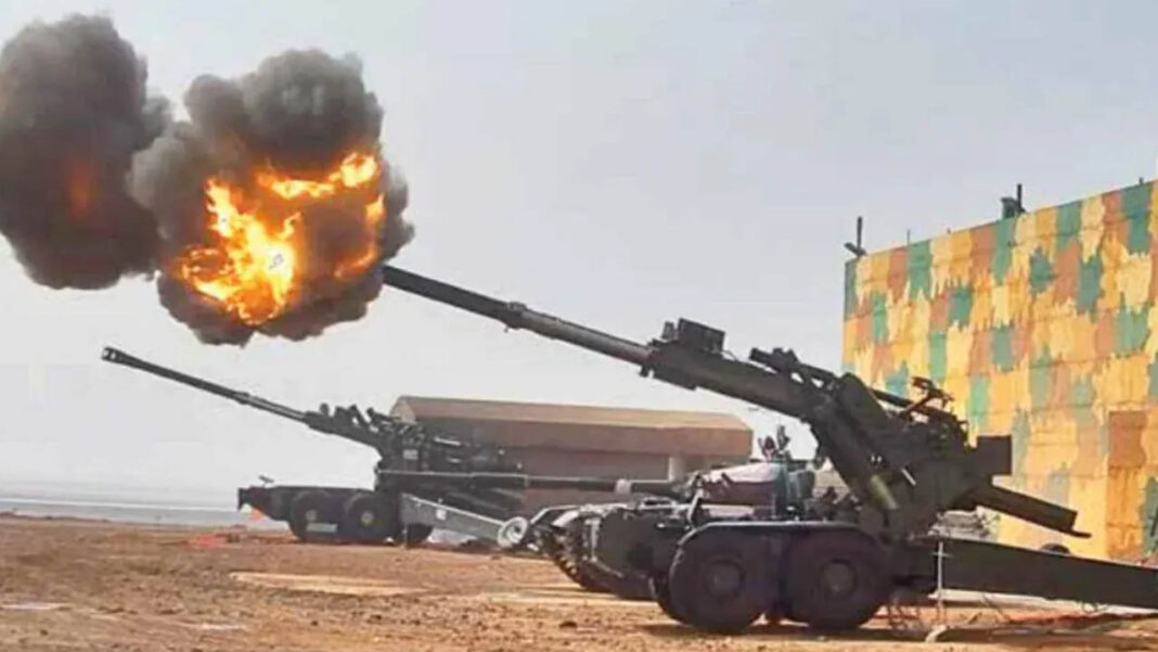 Mobile Artillery Gun Tests