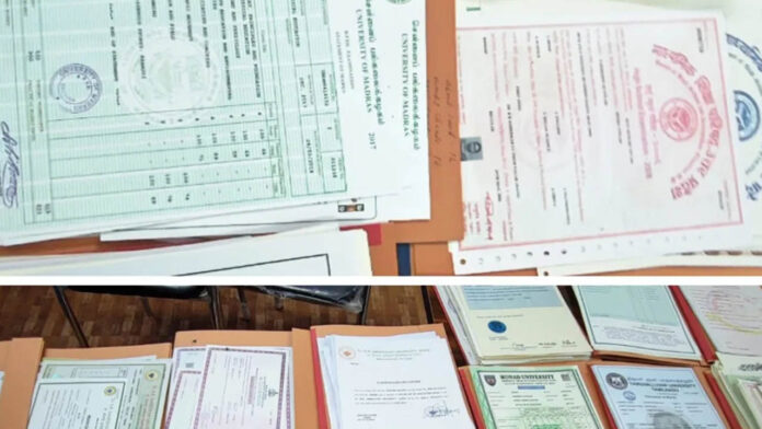 Fake Certificate | కూకట్‌పల్లిలో ఫేక్​ సర్టిఫికెట్స్ దుకాణం.. డబ్బులిస్తే ఏ కోర్సుదైనా విక్రయం..!