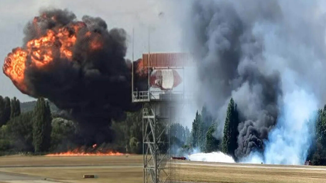 akshara today - london plane crash Plane Crash | ఘోర ప్రమాదం.. టేకాఫ్ అయిన కొన్ని క్షణాలకే కుప్పకూలి పేలిన విమానం