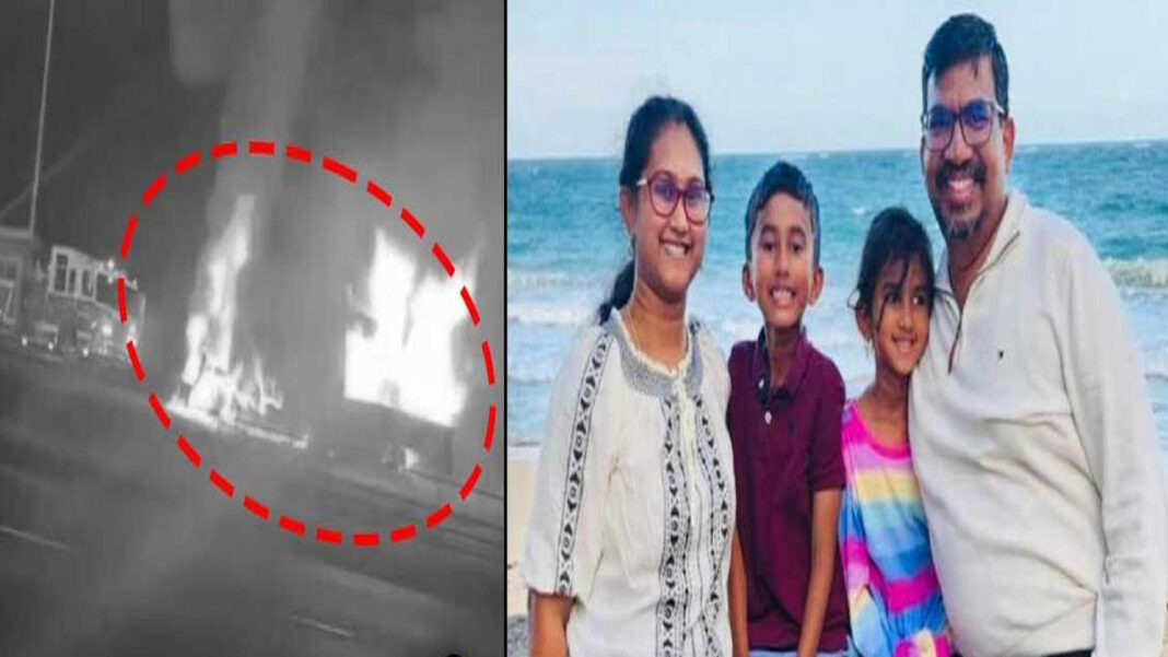 America | అమెరికాలో ఘోర రోడ్డుప్రమాదం.. హైదరాబాద్‌కు చెందిన కుటుంబం సజీవ దహనం