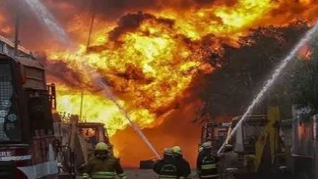 SR Pharma Company | SR ఫార్మా కంపెనీలో భారీ అగ్ని ప్రమాదం.. చౌటుప్పల్​లో ఘటన..
