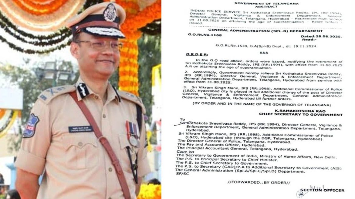 Vikram Singh Mann | తెలంగాణ విజిలెన్స్‌ కొత్త డీజీగా విక్రమ్‌సింగ్‌ మాన్‌