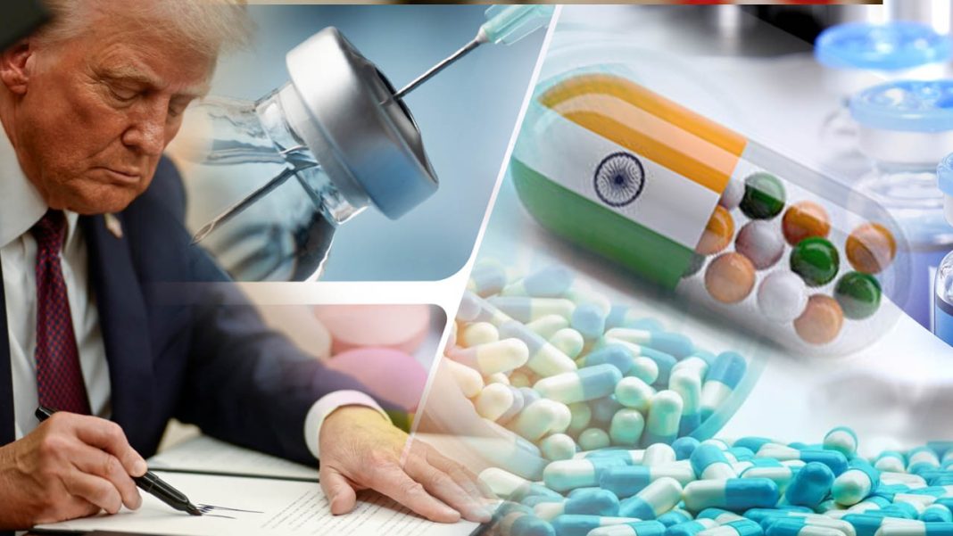 Trump Taxes On Pharma | ట్రంప్ మరో బాంబ్​.. ఔషధాలపై 100% టారిఫ్‌.. భారత ఫార్మాపై దెబ్బ!