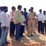 Pothangal | మంజీరలో హద్దులను పరిశీలించిన అధికారులు Pothangal