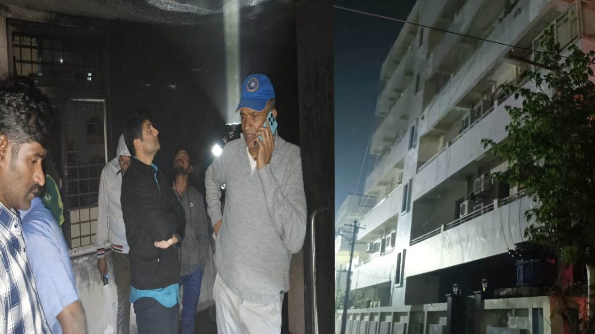 Grameen Bank fire accident | గ్రామీణ బ్యాంకులో అర్ధరాత్రి అగ్ని ప్రమాదం