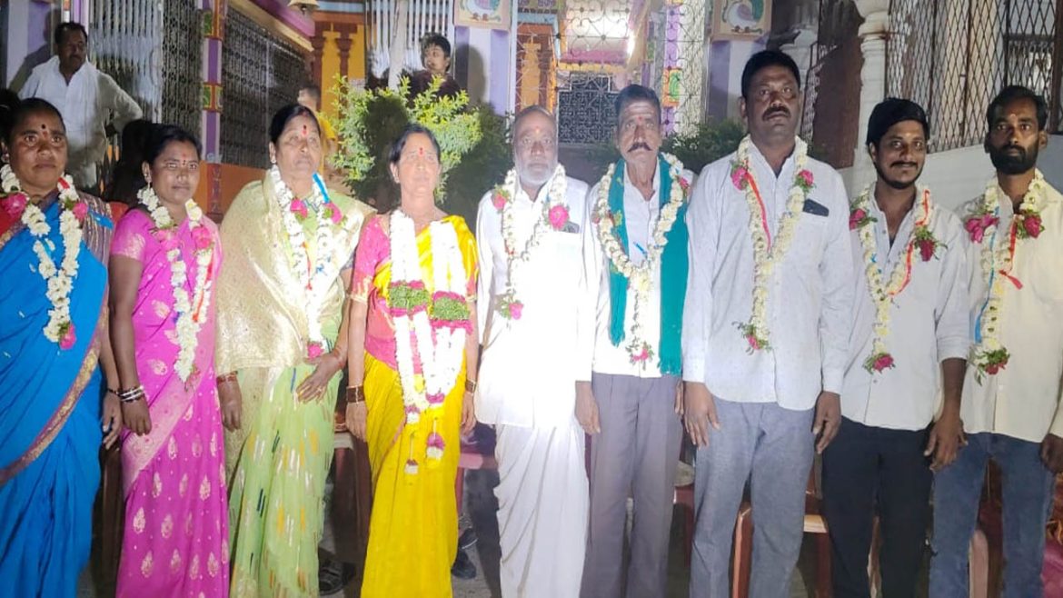 Peddamamadi is unanimous | పెద్దమామది గ్రామ పాలకవర్గం ఏకగ్రీవం!