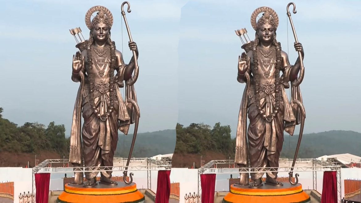 Lord Rama bronze statue | 77 అడుగుల శ్రీరాముని కాంస్య విగ్రహం.. ఆవిష్కరించిన ప్రధాన మోడీ.. ప్రపంచంలోనే ఎత్తైనదిగా రికార్డు..!