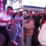 New York | న్యూయార్క్ టైమ్స్ స్క్వేర్లో భారతీయ యువకుడి వినూత్న ప్రపోజల్.. ఫిదా అయిన ప్రేయసి New York